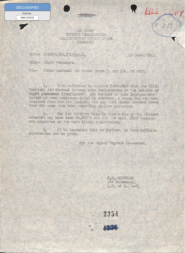 331 120752 Numeric Files 1944–1945 37153 German Armament Equipment Documents