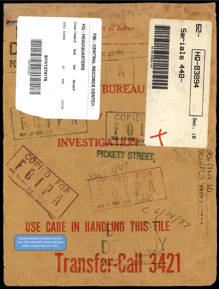 FBI 62-HQ-83894 — Section 10