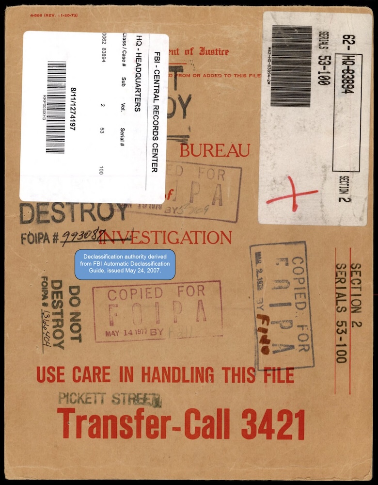 FBI 62-HQ-83894 — Section 2