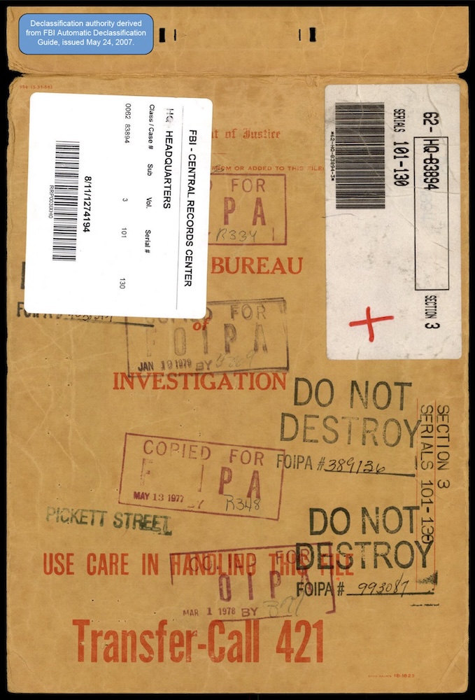 FBI 62-HQ-83894 — Section 3