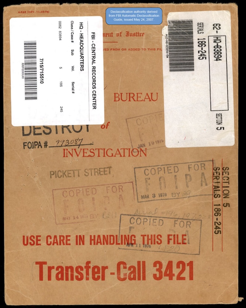 FBI 62-HQ-83894 — Section 5