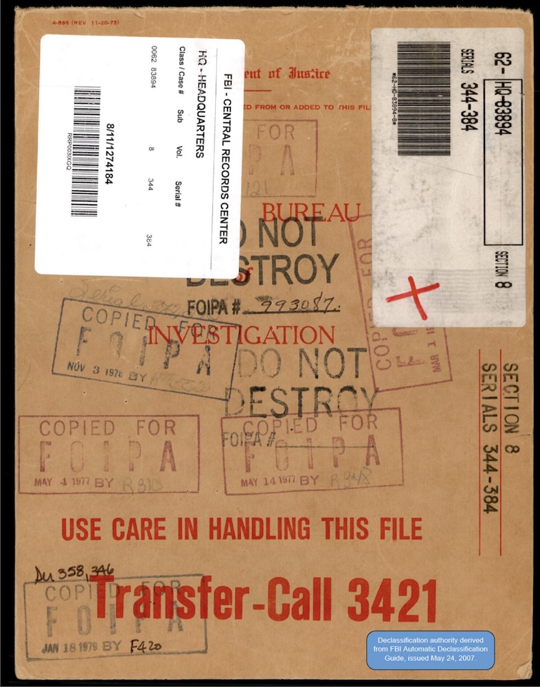 FBI 62-HQ-83894 — Section 8