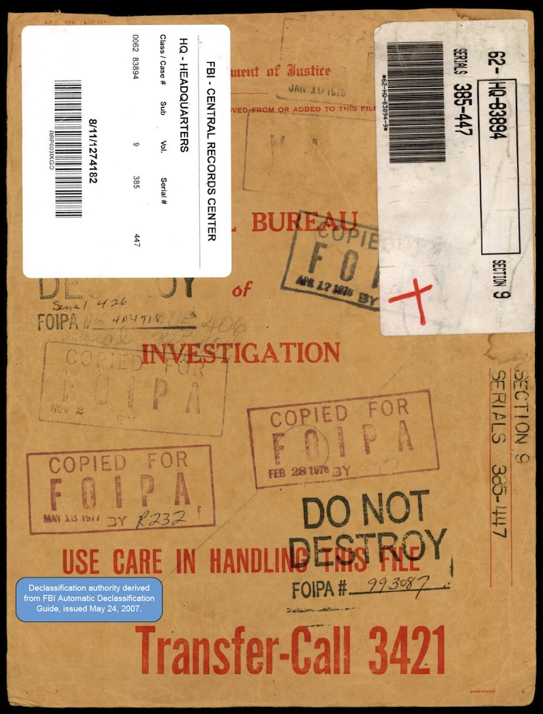 FBI 62-HQ-83894 — Section 9